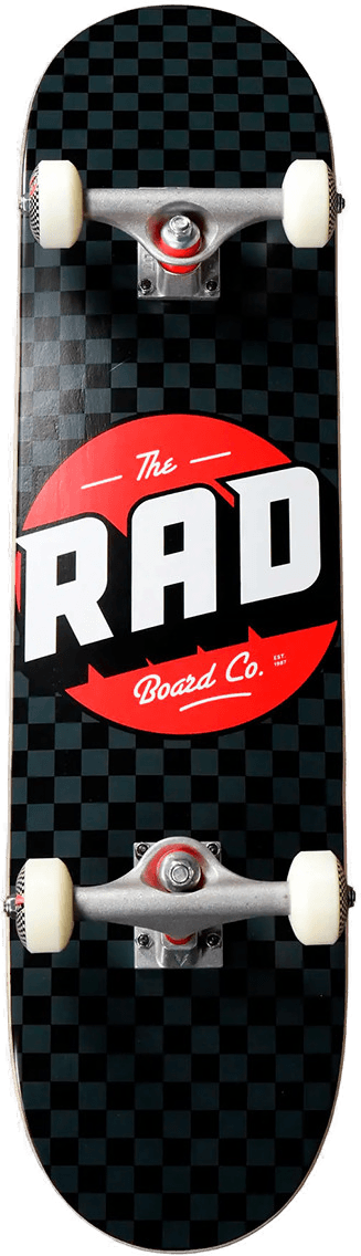 Rad Board Co Checkers Skateboard 7,5"