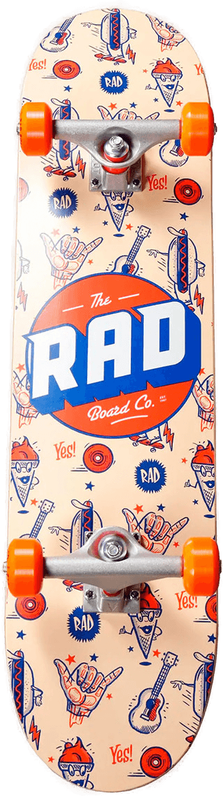 Rad Board Co RAD Logo Skateboard 7,75"