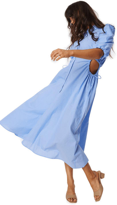 Bardot Cut Out Midi Dress