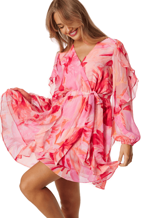 Forever New Cinzia Ruffle Mini Dress