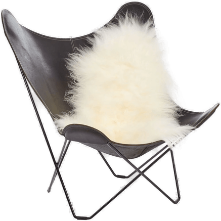 Natures Collection Saueskinn Langhåret 90x60 cm