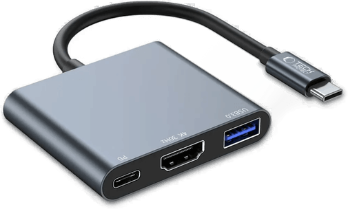 Techprotect 3-i-1 USB-C Multiport V1-hub
