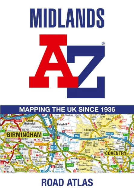 Midlands A-Z Road Atlas av A-Z Maps