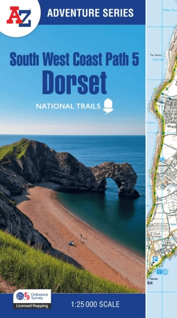 South West Coast Path 5 ¿ Dorset av A-Z Maps