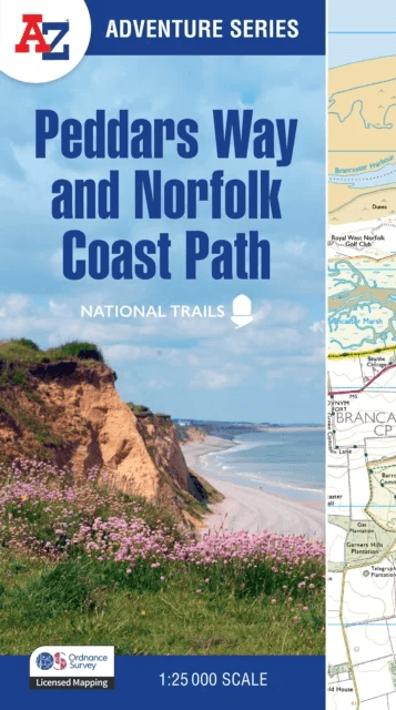 Peddars Way and Norfolk Coast Path av A-Z Maps