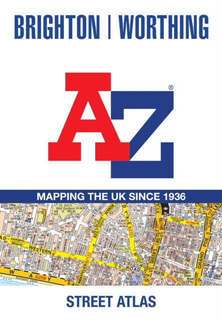 Brighton and Worthing A-Z Street Atlas av A-Z Maps