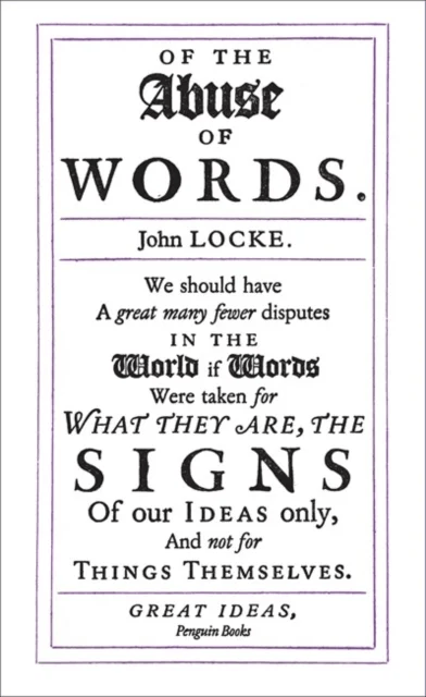 Of the Abuse of Words av John Locke