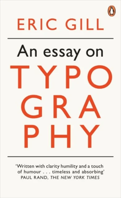 An Essay on Typography av Eric Gill