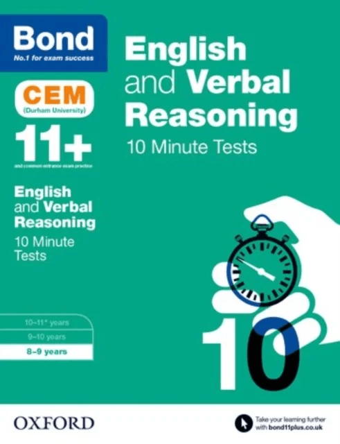 Bond 11+: English &amp; Verbal Reasoning: CEM 10 Minute Tests av Michellejoy Hughes, Bond 11+