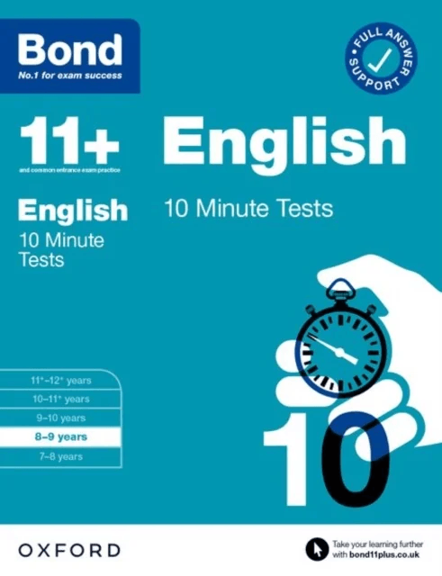Bond 11+: Bond 11+ English 10 Minute Tests with Answer Support 8-9 years av Sarah Lindsay