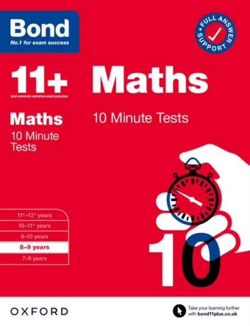 Bond 11+: Bond 11+ Maths 10 Minute Tests with Answer Support 8-9 years av Sarah Lindsay