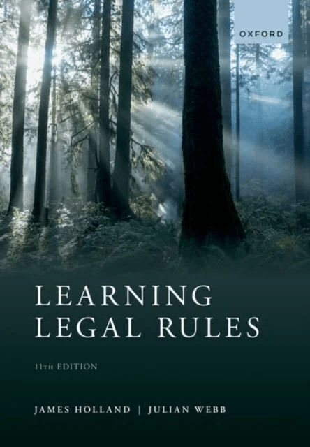 Learning Legal Rules av James (Professor Emeritus Professor Emer Holland