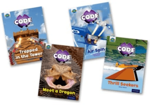 Project X CODE Extra: Light Blue Book Band, Oxford Level 4: Dragon Quest and Wild Rides, Mixed Pack av Jan Burchett, Sara Vogler, Alison Hawes, Claire