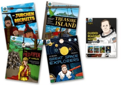 Project X Origins Graphic Texts: Dark Red Book Band, Oxford Level 17: Mixed Pack of 4 av James Noble, Chris Baker, Jo Nelson, James Clements