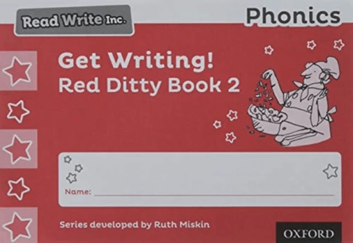 Read Write Inc. Phonics: Get Writing! Red Ditty Book 2 Pack of 10 av Ruth Miskin