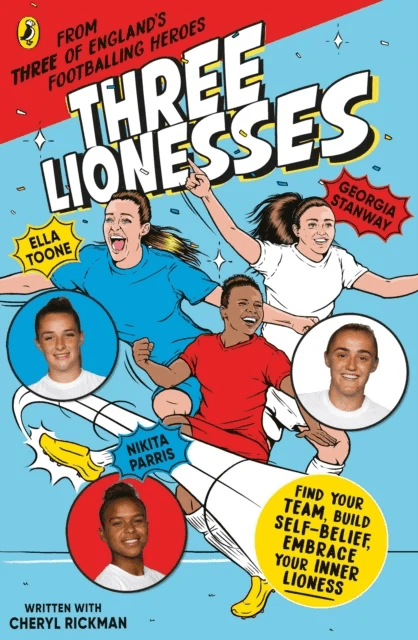 Three Lionesses av Ella Toone, Georgia Stanway, Nikita Parris, Cheryl Rickman
