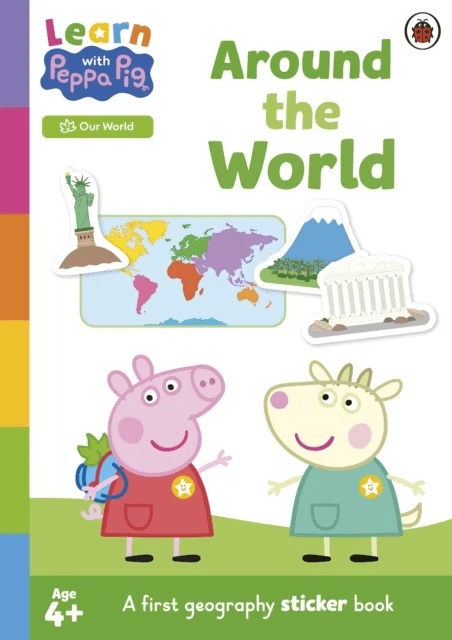 Learn with Peppa: Around the World sticker activity book av Peppa Pig