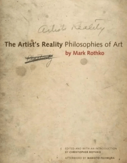 The Artist's Reality av Mark Rothko