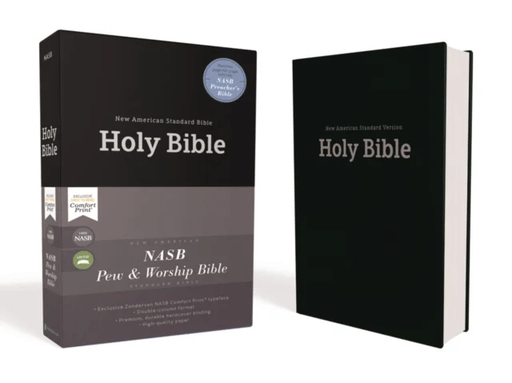 NASB, Pew and Worship Bible, Hardcover, Black, 1995 Text, Comfort Print av Zondervan