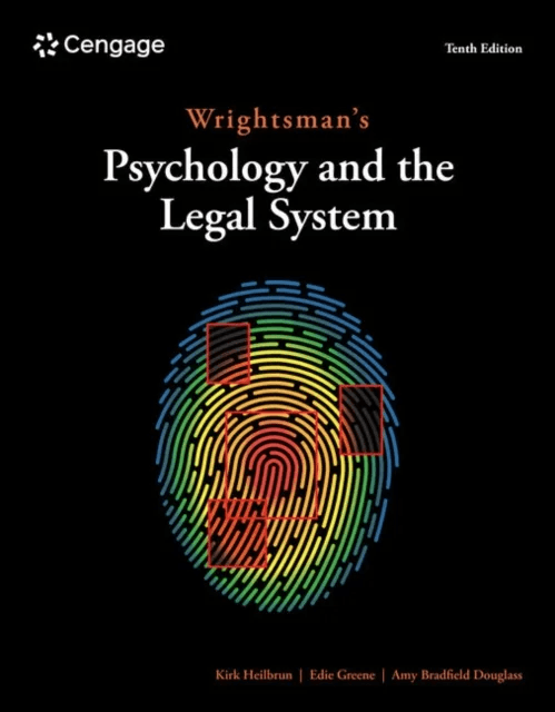 Wrightsman's Psychology and the Legal System av Edith (University of Colorado) Greene, Kirk (Drexel University) Heilbrun, Amy (Bates College) Dou