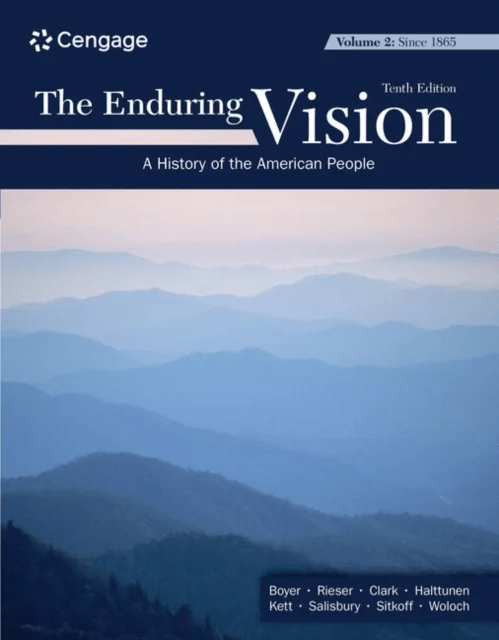 The Enduring Vision, Volume II: Since 1865 av Neal (Smith College) Salisbury, Paul (University of Wisconsin) Boyer, Clifford (Carleton College) Clark,