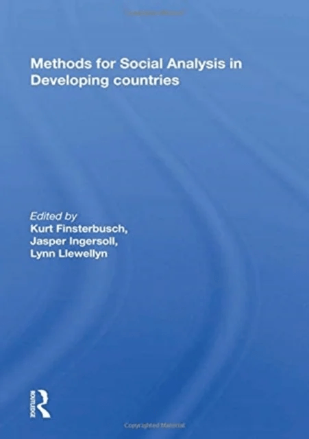 Methods for Social Analysis in Developing Countries