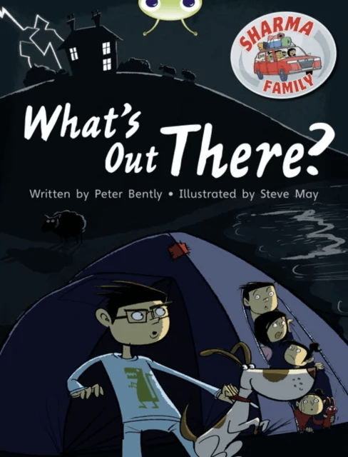 Bug Club Independent Fiction Year Two Turquoise B Sharma Family: What's Out There? av Peter Bently