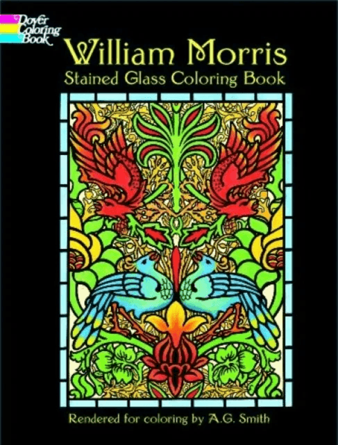 William Morris Stained Glass Coloring Book av William Morris, Albert G. Smith