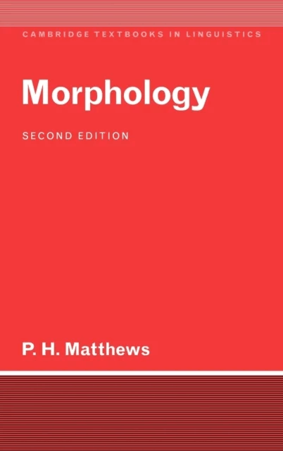 Morphology av Peter H. Matthews