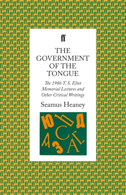 Government of the Tongue av Seamus Heaney