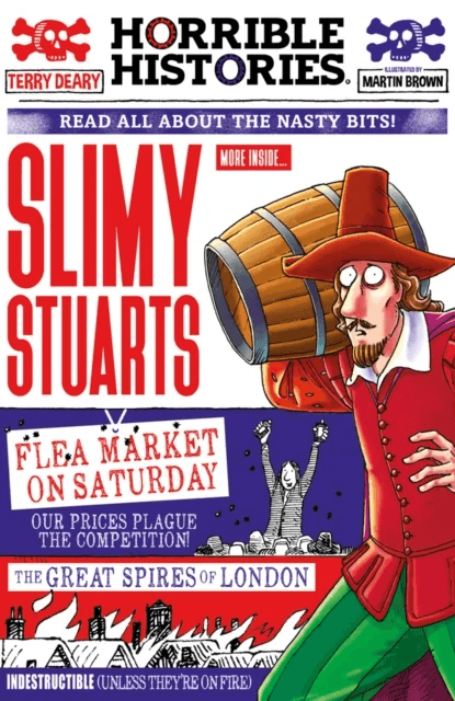 Slimy Stuarts (newspaper edition) av Terry Deary