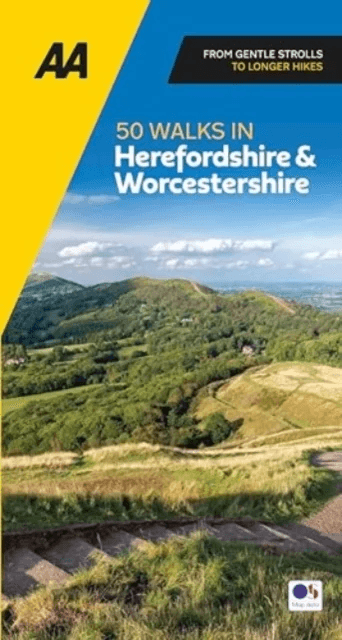 AA 50 Walks in Herefordshire &amp; Worcestershire