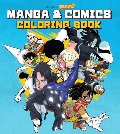 Saturday AM Manga and Comics Coloring Book av Saturday AM