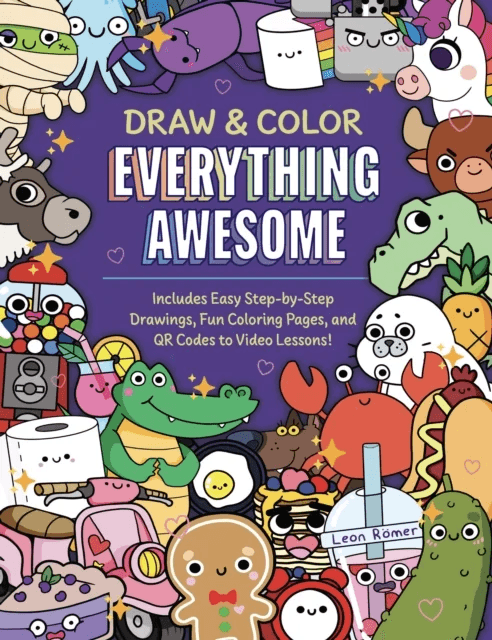 Draw and Color Everything Awesome av Leon Romer