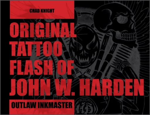Original Tattoo Flash of John W. Harden av Chad Knight