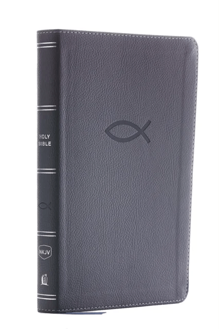 NKJV, Thinline Bible Youth Edition, Leathersoft, Gray, Red Letter, Comfort Print av Thomas Nelson