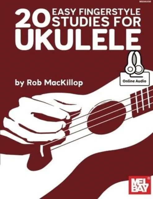20 Easy Fingerstyle Studies For Ukulele av Rob MacKillop