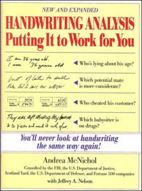 Handwriting Analysis av Andrea McNichol, Jeffrey Nelson