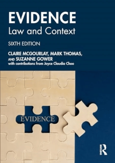 Evidence: Law and Context av Claire Mcgourlay, Mark Thomas, Suzanne Gower