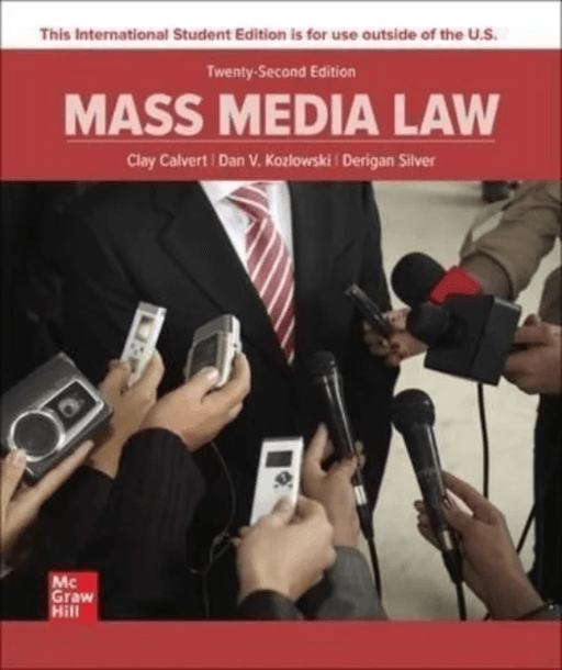 Mass Media Law ISE av Don Pember, Clay Calvert