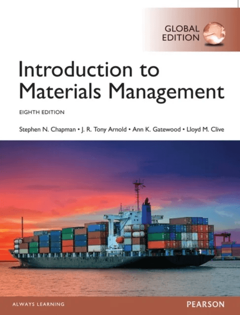 Introduction to Materials Management, Global Edition av Steve Chapman, Ann Gatewood, Tony Arnold, Lloyd Clive