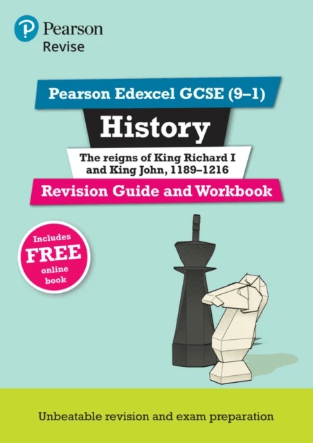 Pearson REVISE Edexcel GCSE (9-1) History King Richard I and King John Revision Guide and Workbook: av Kirsty Taylor