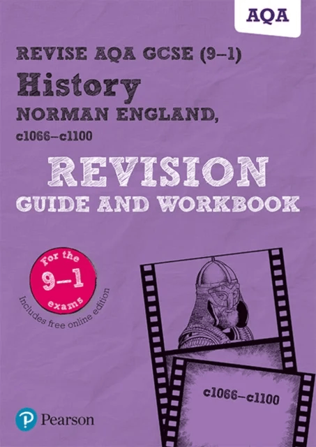 Pearson REVISE AQA GCSE (9-1) History Norman England, c1066-c1100 Revision Guide and Workbook: For 2 av Sally Clifford