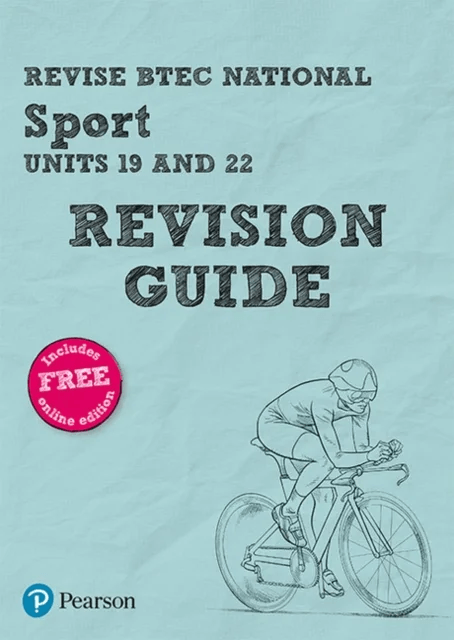 Pearson REVISE BTEC National Sport Units 19 &amp; 22 Revision Guide inc online edition - 2023 and 2024 e av Sonia Lal, Layla Hall, Chris Manley