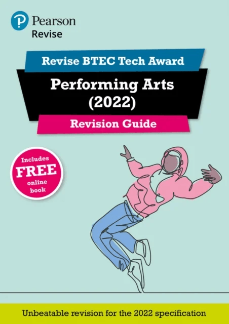 Pearson REVISE BTEC Tech Award Performing Arts 2022 Revision Guide inc online edition - 2023 and 202 av Heidi McEntee