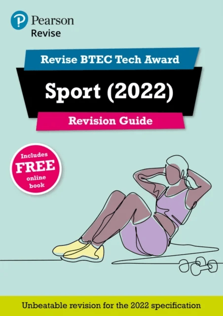 Pearson REVISE BTEC Tech Award Sport 2022 Revision Guide inc online edition - 2023 and 2024 exams an av Jenny Brown