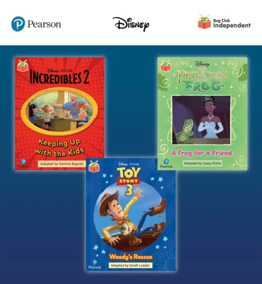 Pearson Bug Club Disney Year 1 Pack C, including decodable phonics readers for phase 5; The Incredib av Abi Wainwright