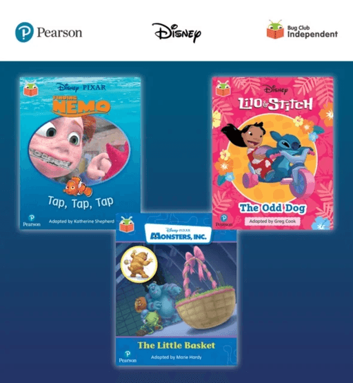 Pearson Bug Club Disney Reception Pack D, including decodable phonics readers for phases 2 to 4: Fin av Marie Hardy