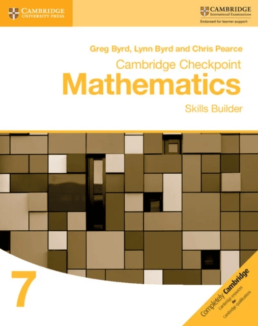 Cambridge Checkpoint Mathematics Skills Builder Workbook 7 av Greg Byrd, Lynn Byrd, Chris Pearce