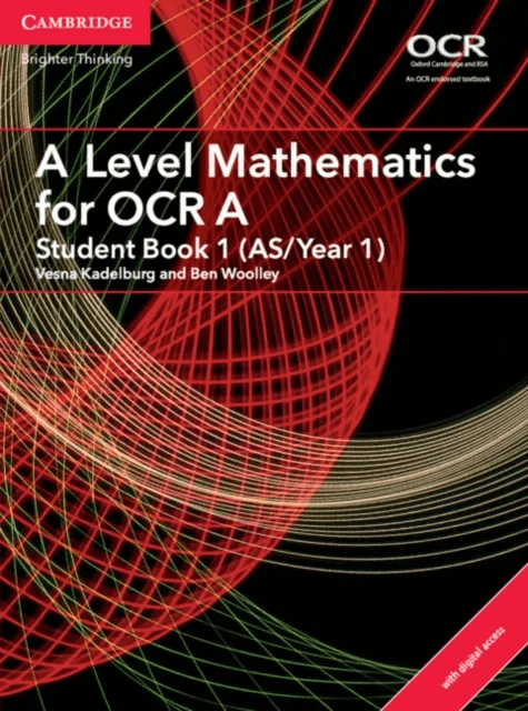 A Level Mathematics for OCR A Student Book 1 (AS/Year 1) with Cambridge Elevate Edition (2 Years) av Ben Woolley